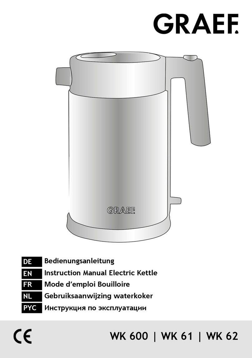 Graef WK 600 User manual