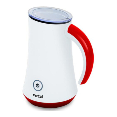 Rotel MILKFROTHER210CH Series User manual
