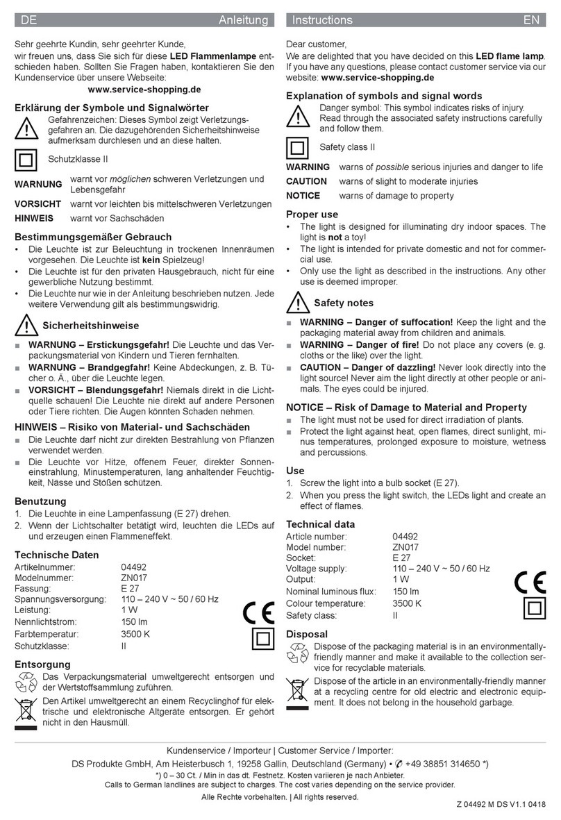 DS Produkte ZN017 instructions
