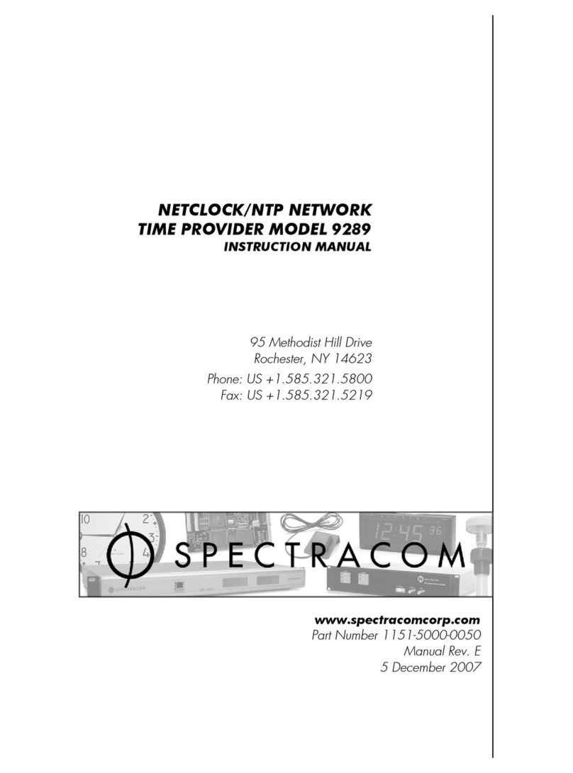 Spectracom 9289 instruction manual