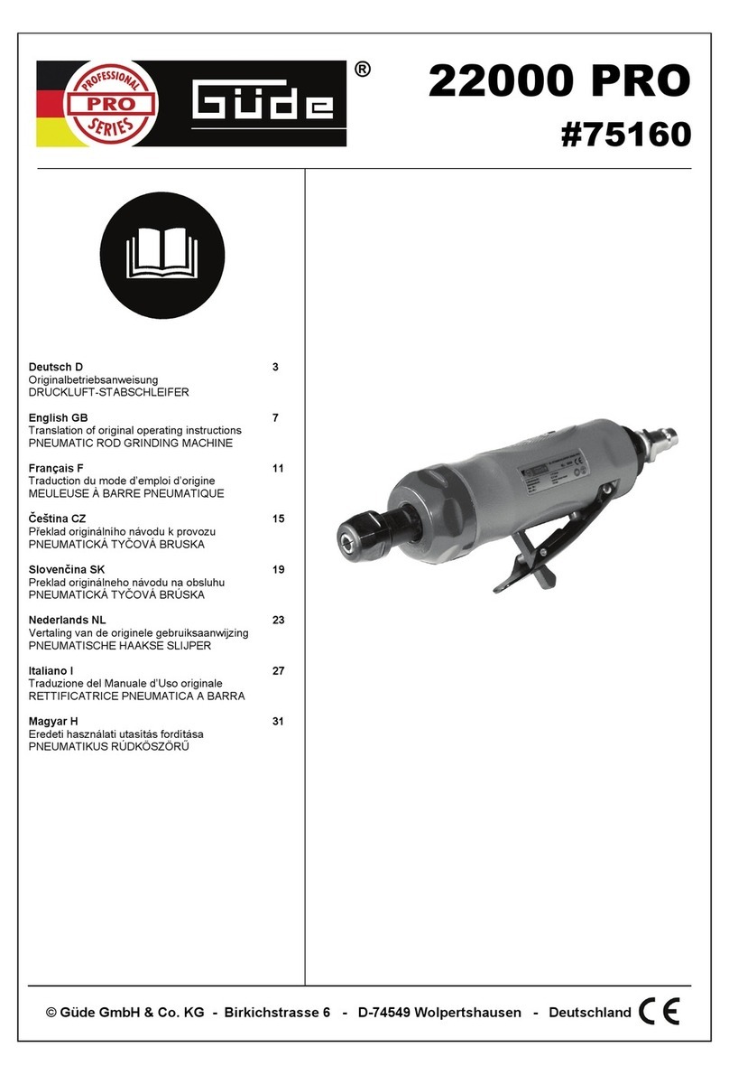 Gude 22000 PRO Translation of original operating instructions