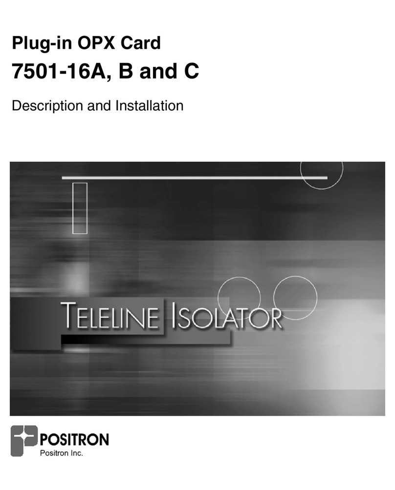 Positron Teleline Isolator 7501-16A Description and installation