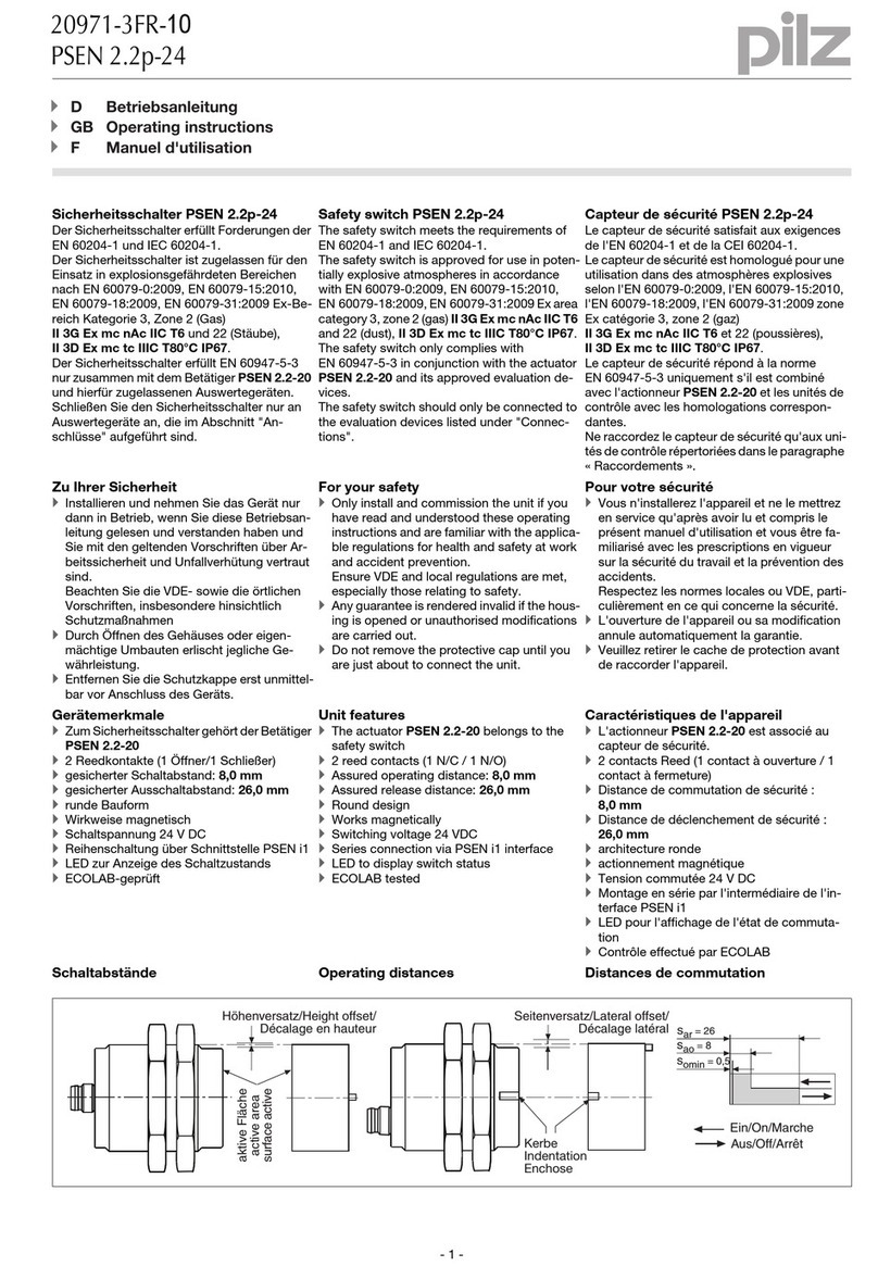 Pilz PSEN 2.2p-24 User manual