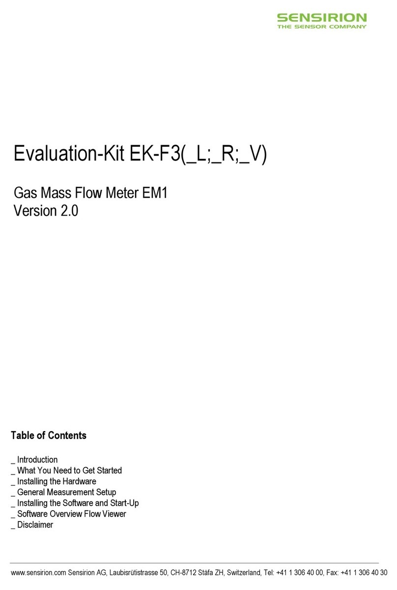 SENSIRION EK-F3 Series manual