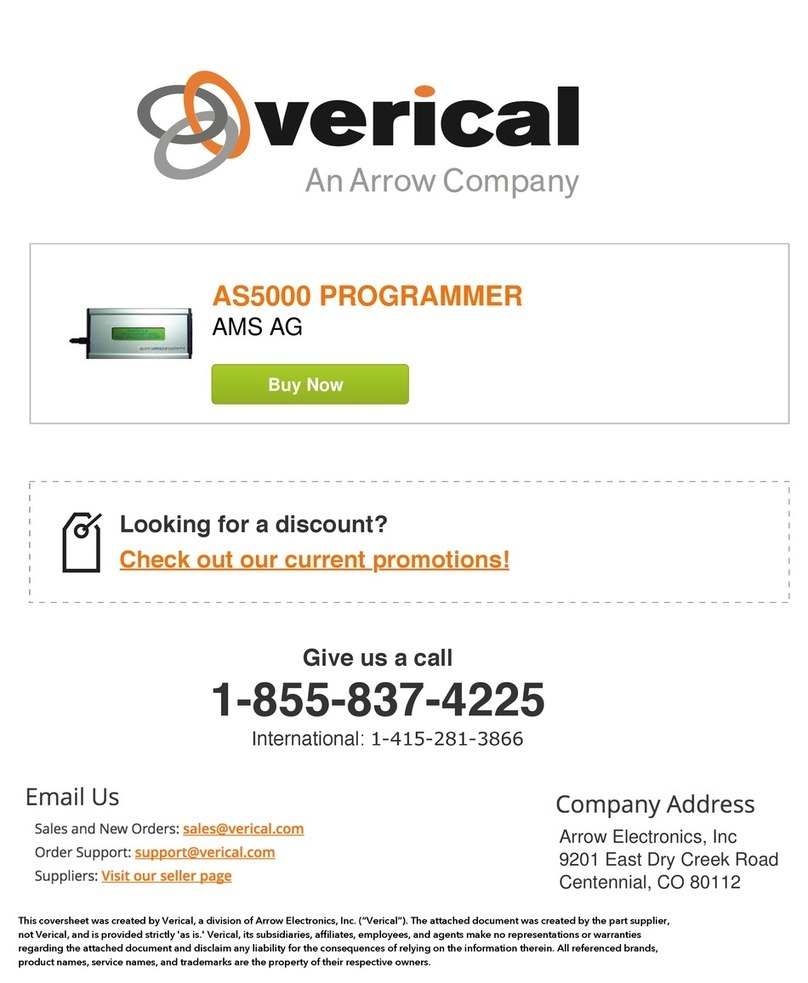 ams AG AS5000 Operation manual
