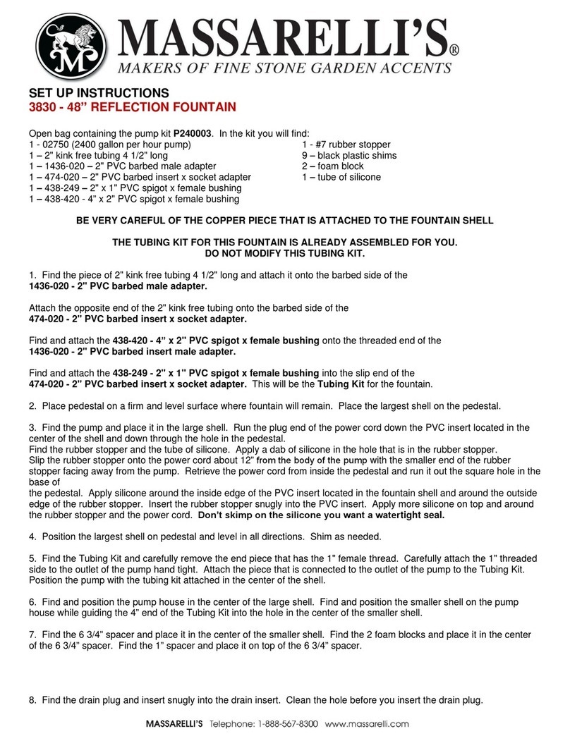 Massarelli's 3830 Setup instructions Massarelli's 3830 Setup instructions