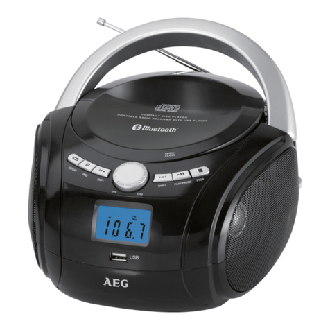 AEG SR 4348 BT instruction manual