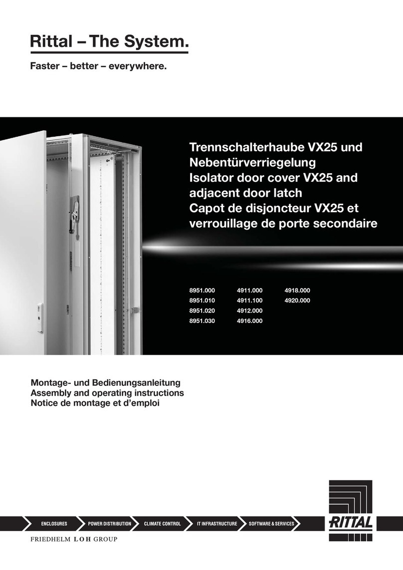 FRIEDHELM LOH RITTAL 8951.000 User manual