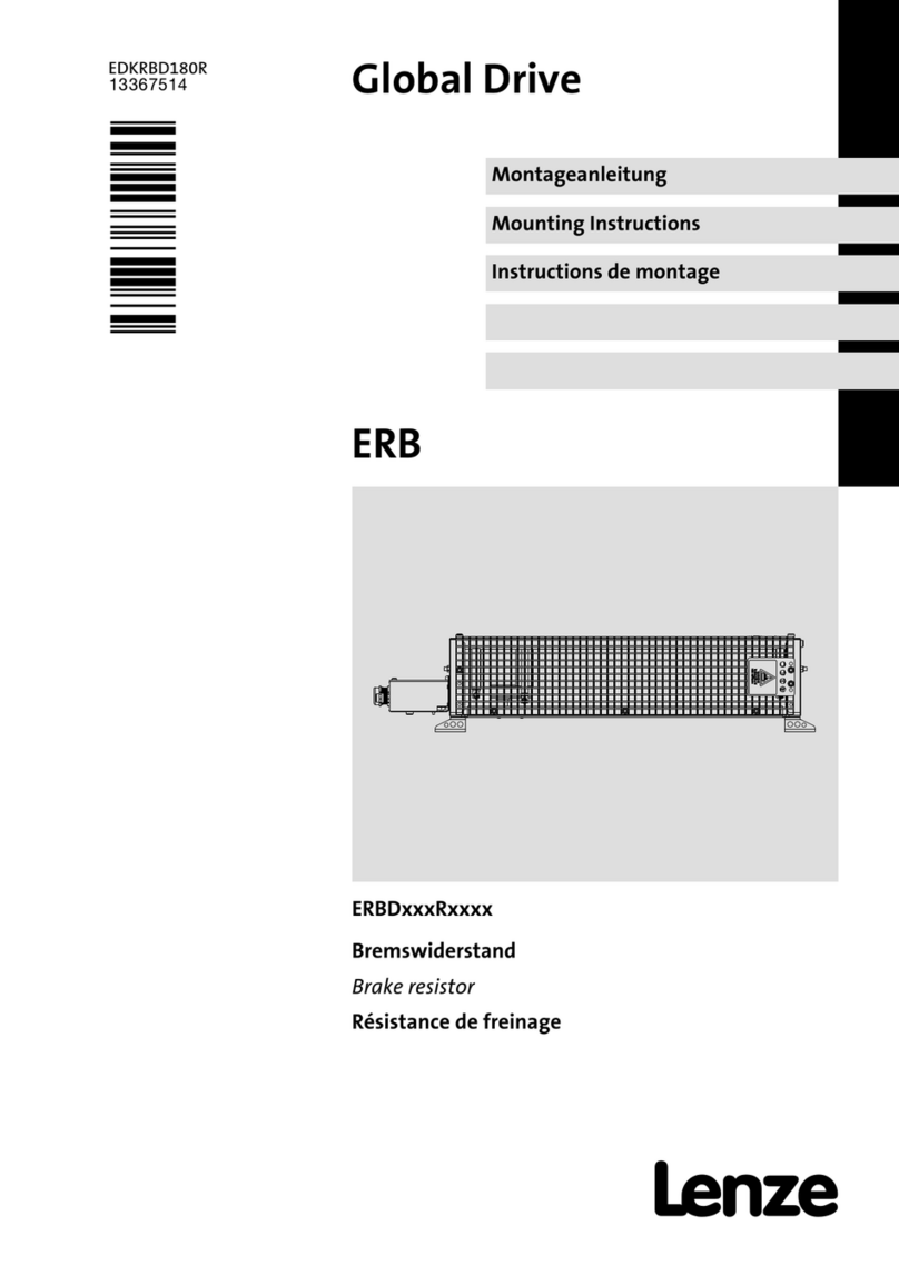Lenze ERB Series Mounting instructions