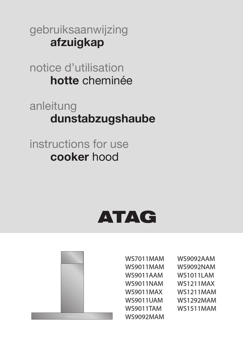 Atag WS7011MAM User manual