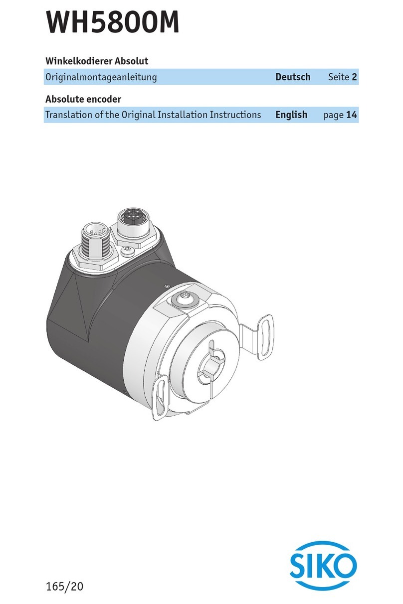 Siko WH5800M Translation of the original installation instructions