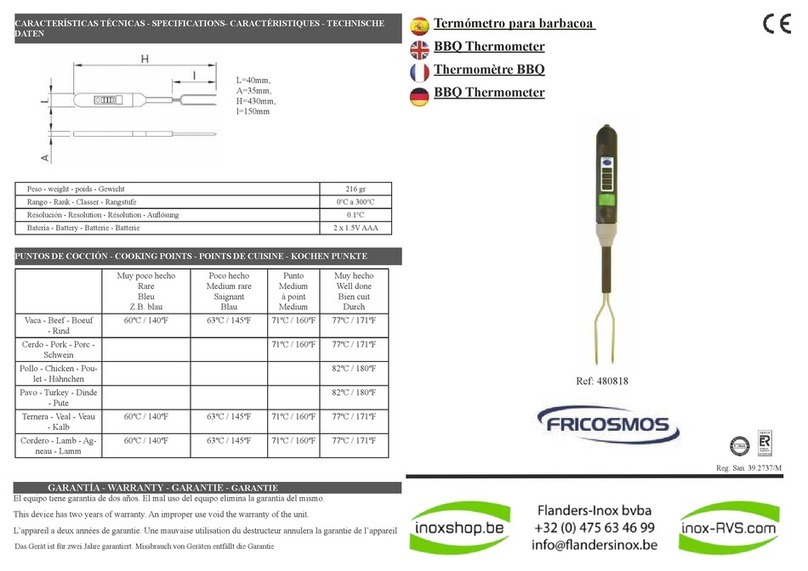Fricosmos 480818 quick start guide