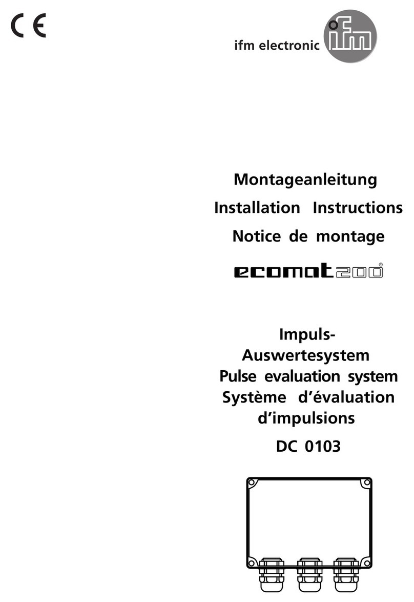IFM Electronic ecomat 200 DC 0103 User manual