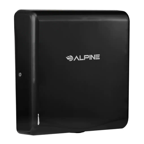 Alpine 405-10-BLA Operation & installation manual