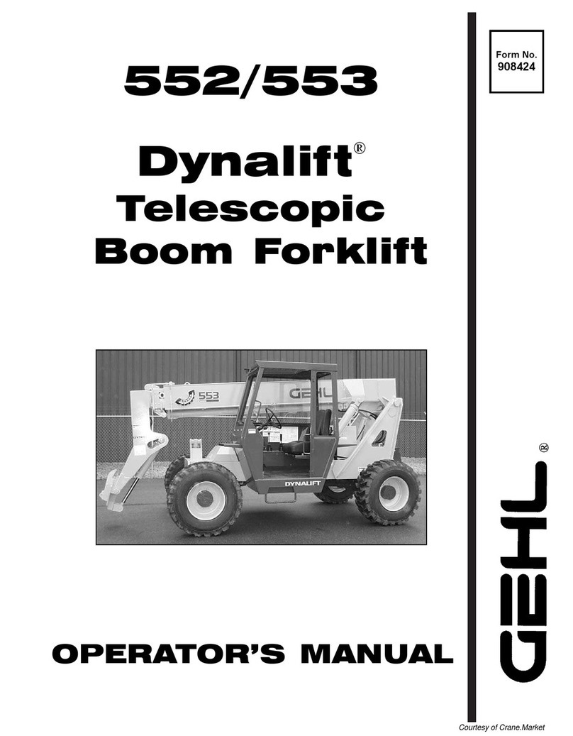 Gehl Dynalift 552 Operator's manual