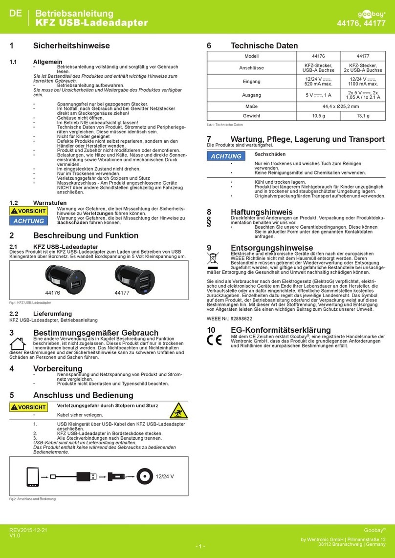 Goobay 44176 user manual