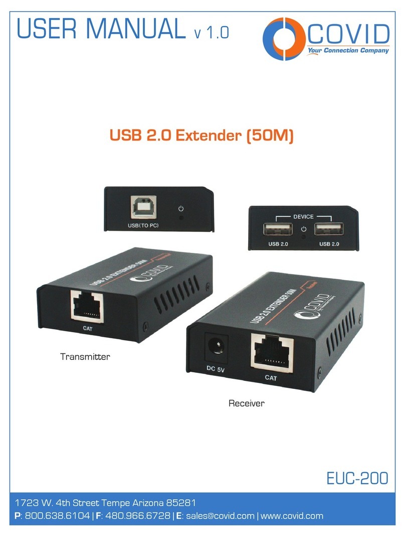 Covid EUC-200 user manual