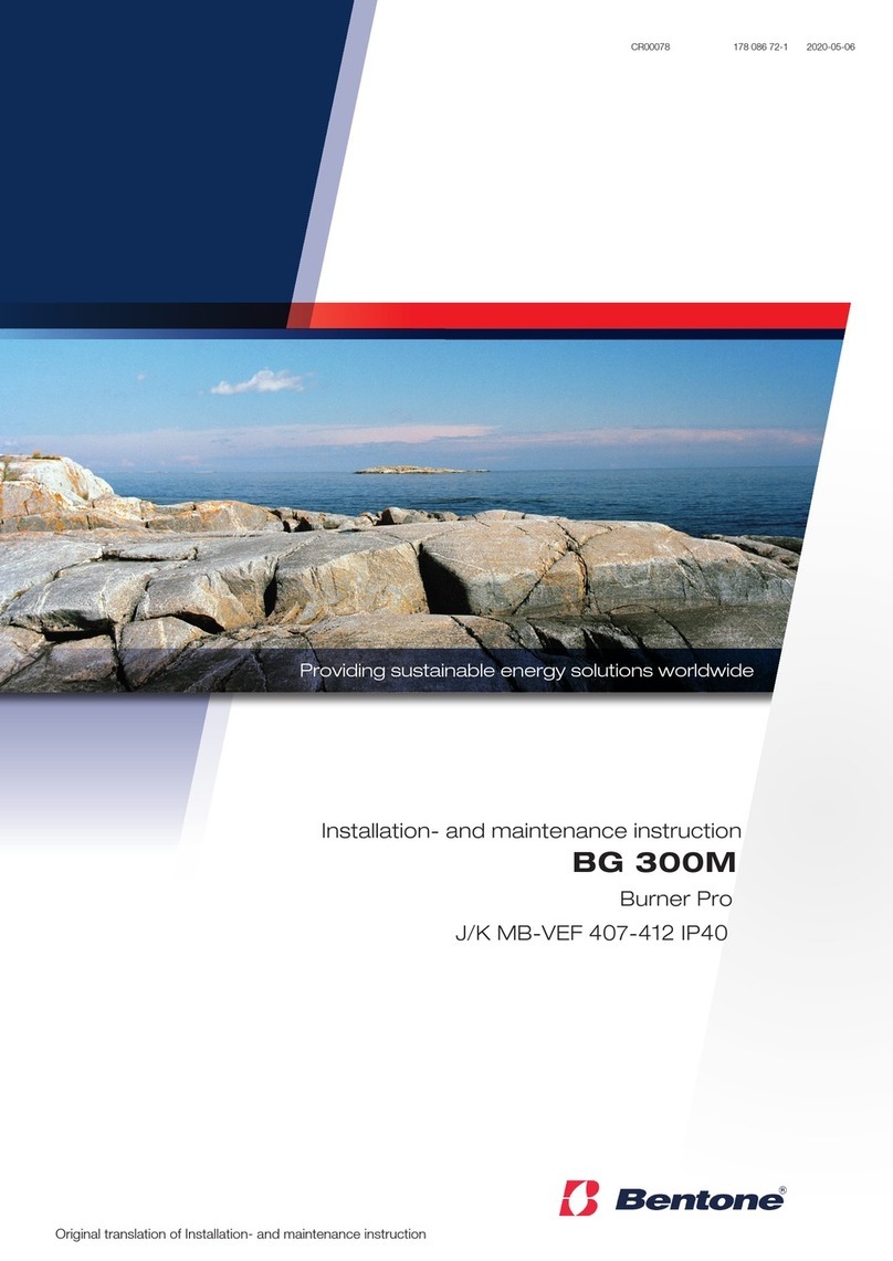 Bentone BG 300 M-J/K-IP40 Technical specifications