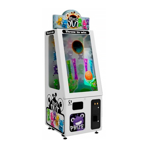 Adrenaline Amusements Blackout Prize Installation and operating instructions