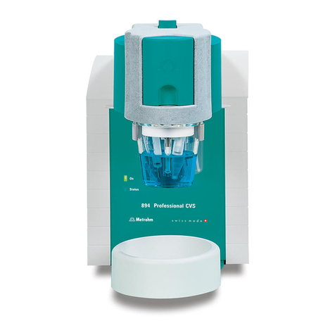 Metrohm 894 Professional CVS User manual