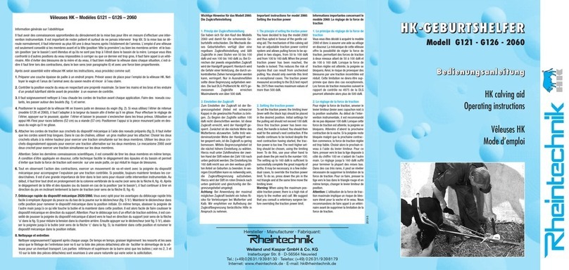 Rheintechnik G121 operating instructions