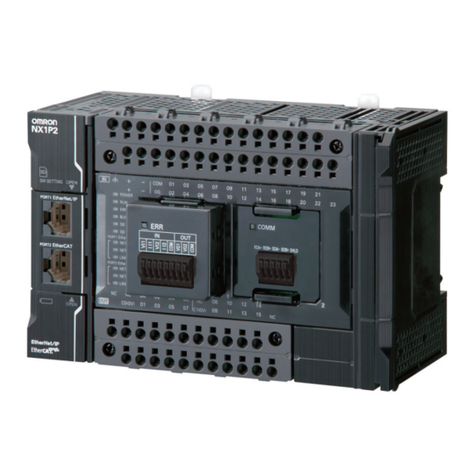 Omron NX1P2 series Instructions for use