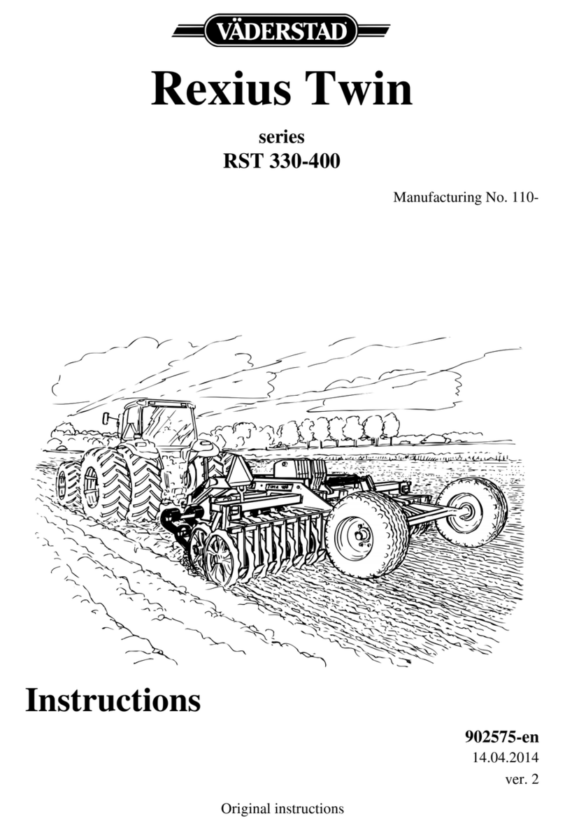 Vaderstad Rexius Twin Series instructions