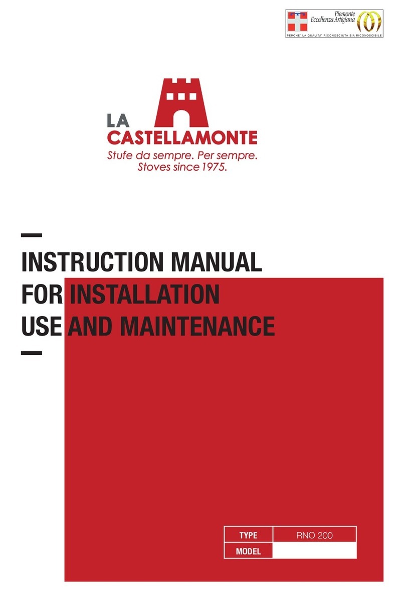 LA CASTELLAMONTE RNO 200 Instruction manual for installation, use and maintenance