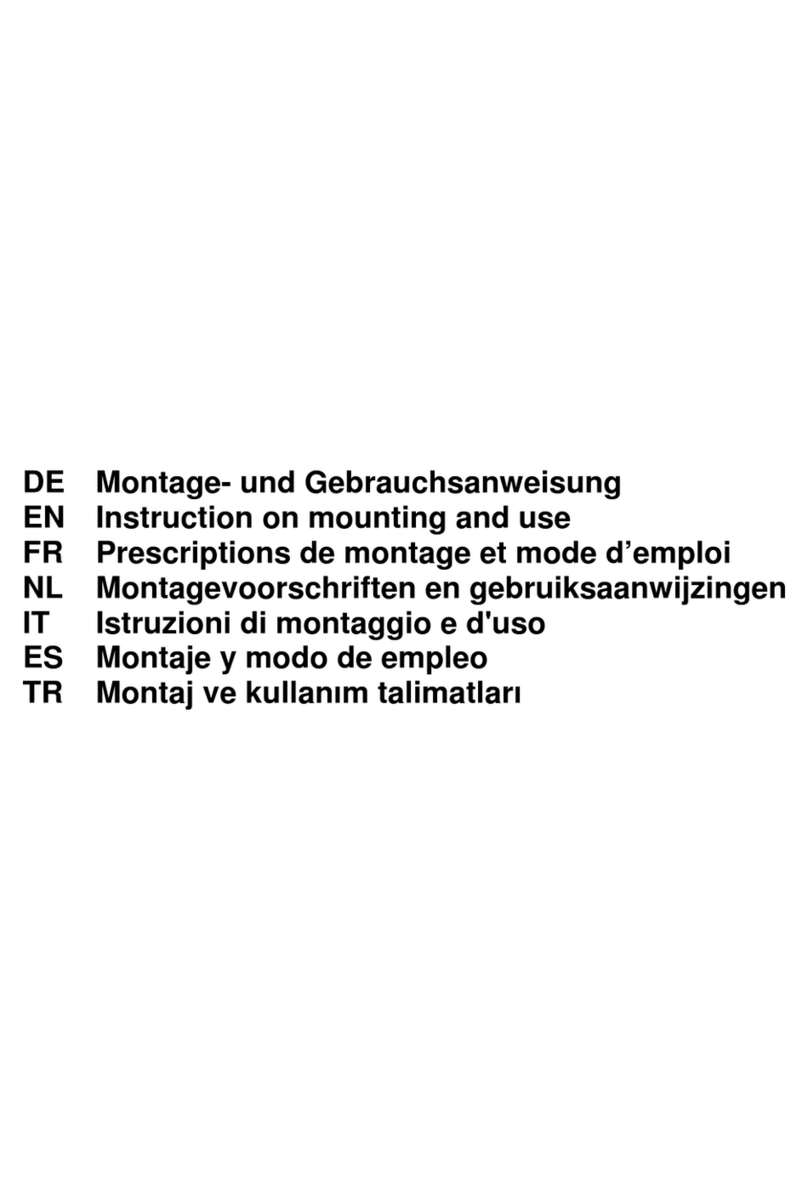 ELICA SYNTHESIS 17674 Instruction on mounting and use ELICA SYNTHESIS 17674 Instruction on mounting and use