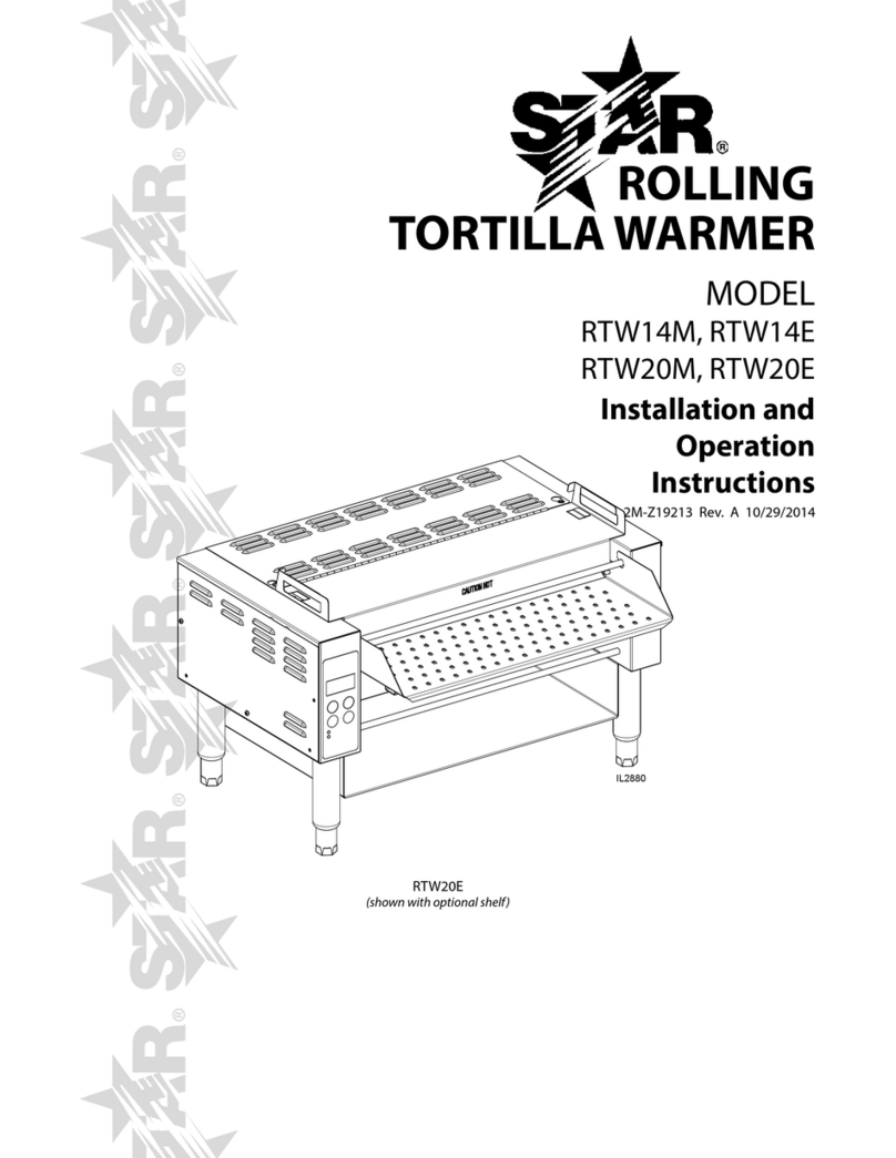 Star RTW14M Installation and operation instructions