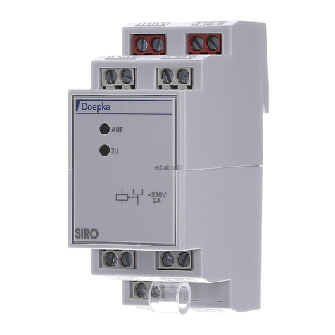 Doepke SIRO Series Installation and operating manual