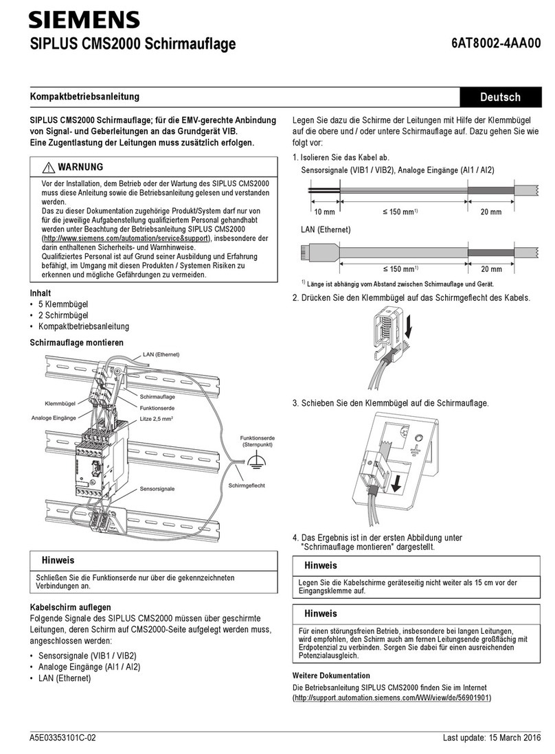 Siemens SIPLUS CMS2000 Administrator guide