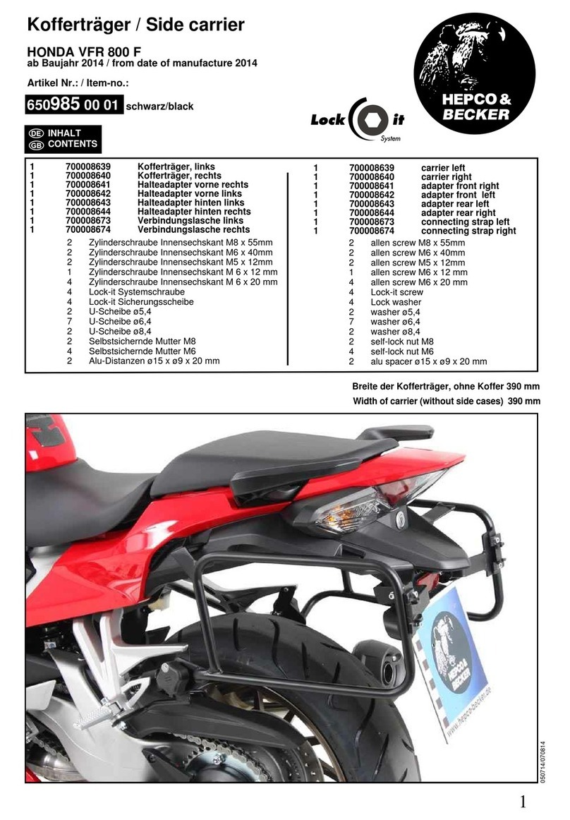 hepco & becker 650985 00 01 User manual hepco & becker 650985 00 01 User manual