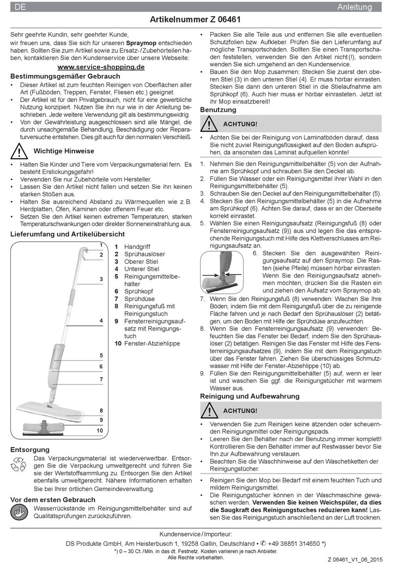 DS Produkte Z 06461 User manual