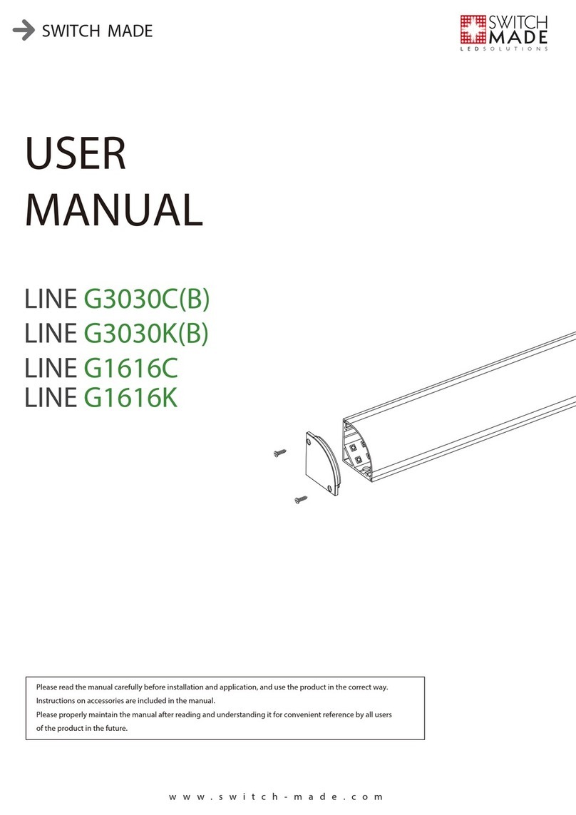 SWITCH MADE LINE G3030C User manual