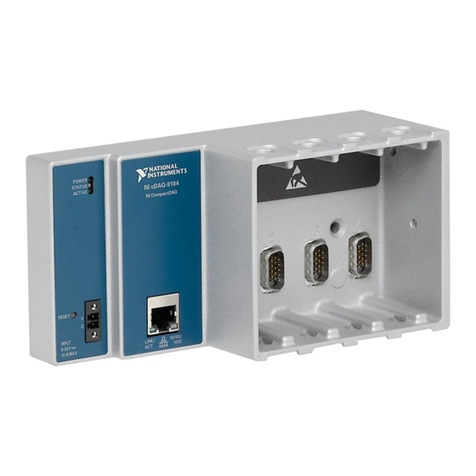 National Instruments NI cDAQ-9184 quick start National Instruments NI cDAQ-9184 quick start