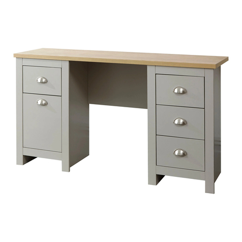 GFW LANCASTER STUDY DESK Assembly instructions GFW LANCASTER STUDY DESK Assembly instructions