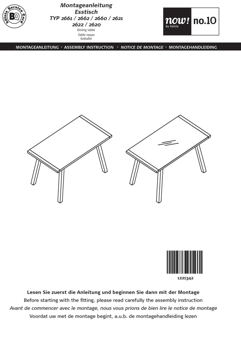 Hülsta now! 2661 Assembly instruction