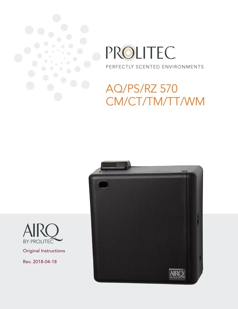 Prolitec AIRQ AQ 570 CM User manual