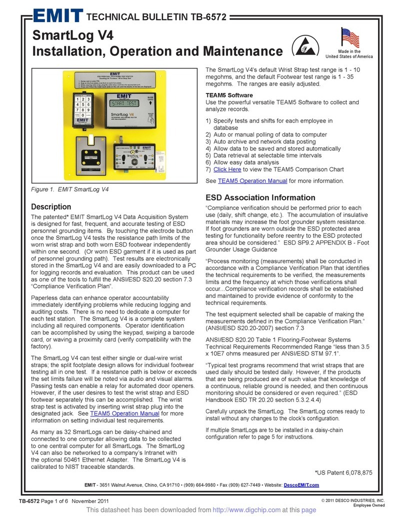 EMIT SmartLog V4 Installation and operating instructions