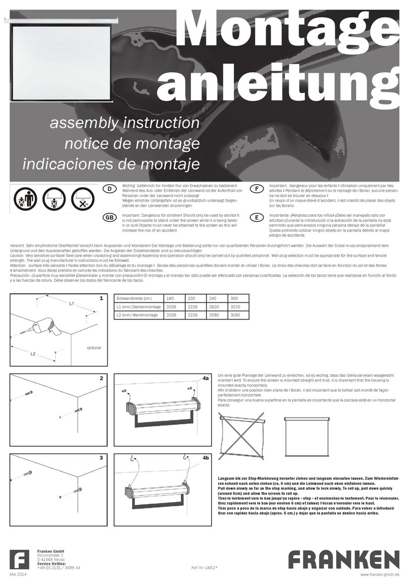 Franken LWE2 Series User manual