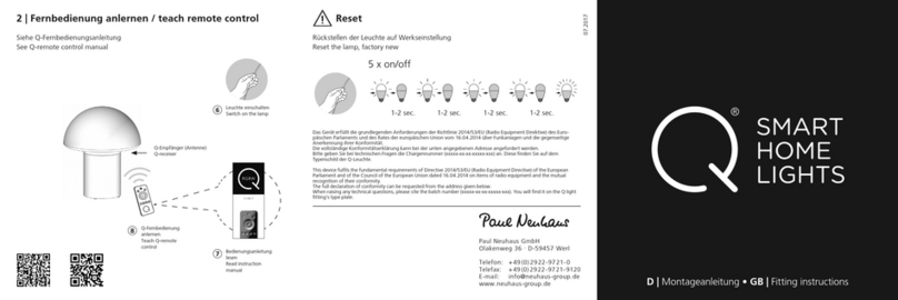 Paul Neuhaus Q 830551 Fitting instructions