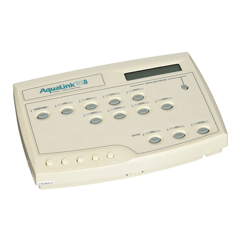 Jandy AquaLink RS All Button Quick review card