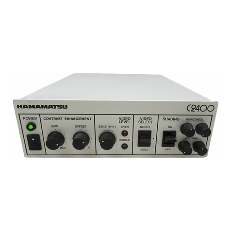Hamamatsu Photonics C2400 instruction manual Hamamatsu Photonics C2400 instruction manual