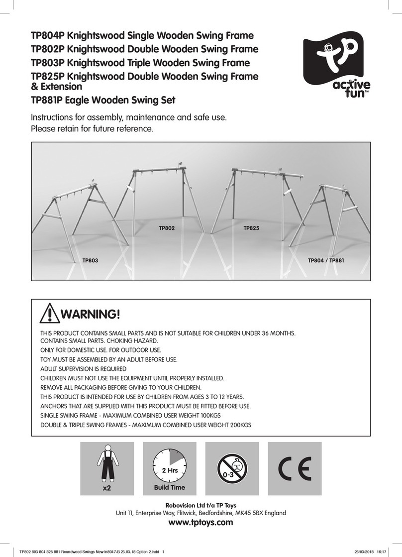 active fun Knightswood TP804P Instructions for assembly, maintenance and safe use active fun Knightswood TP804P Instructions for assembly, maintenance and safe use