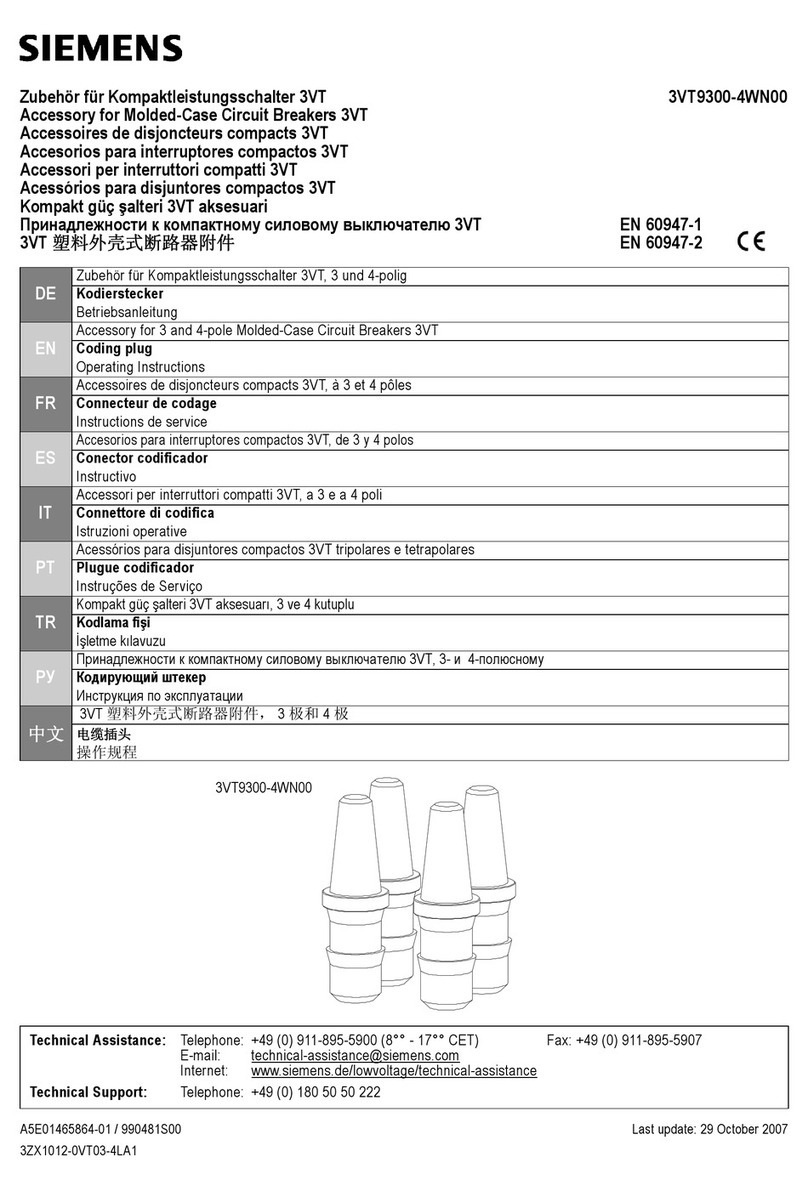 Siemens 3VT9300-4WN00 User manual