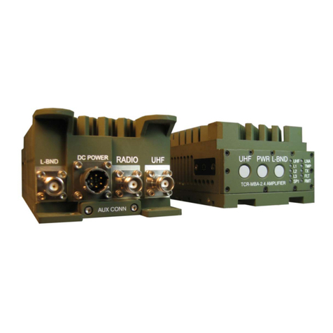TriCom TCR-U/L-25 Operator's manual