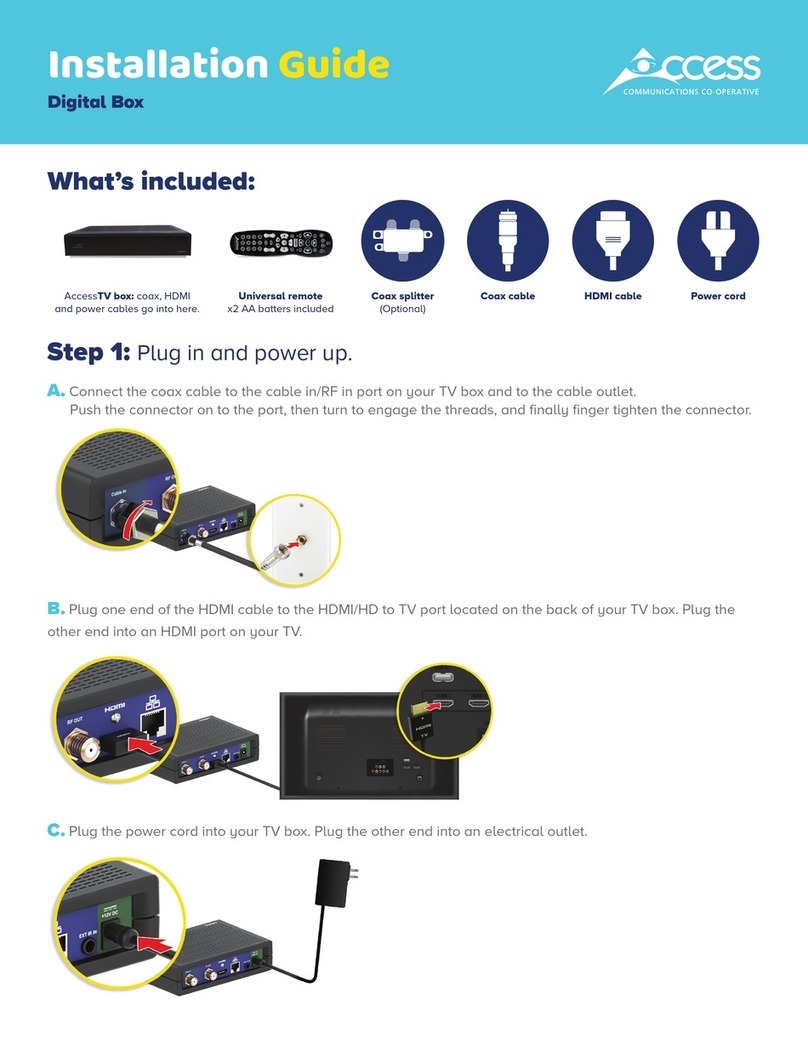 Access Digital Box installation guide