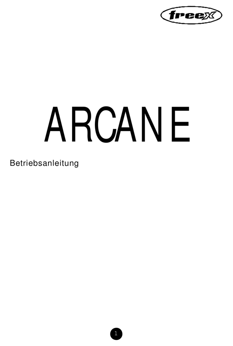 FreeX ARCANE owner's manual