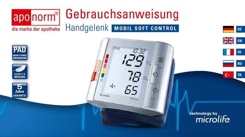 Microlife aponorm Mobil Soft Control User manual